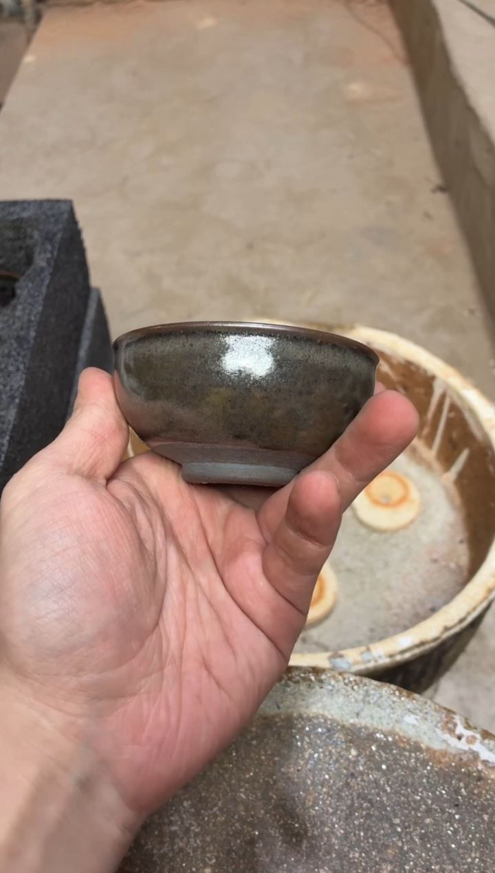 茶盏真柴烧建盏换点柴火