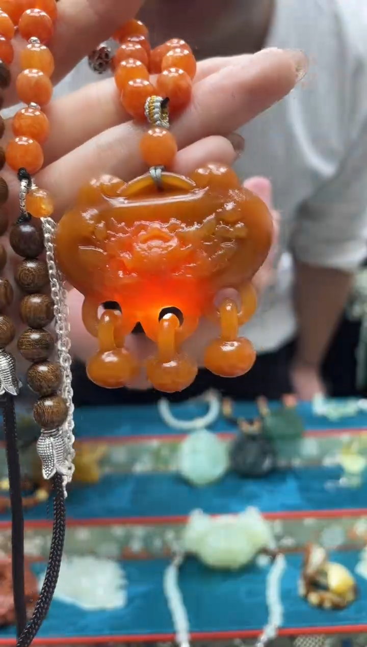 未镶嵌岫玉吊坠多样性发*货拍一发一