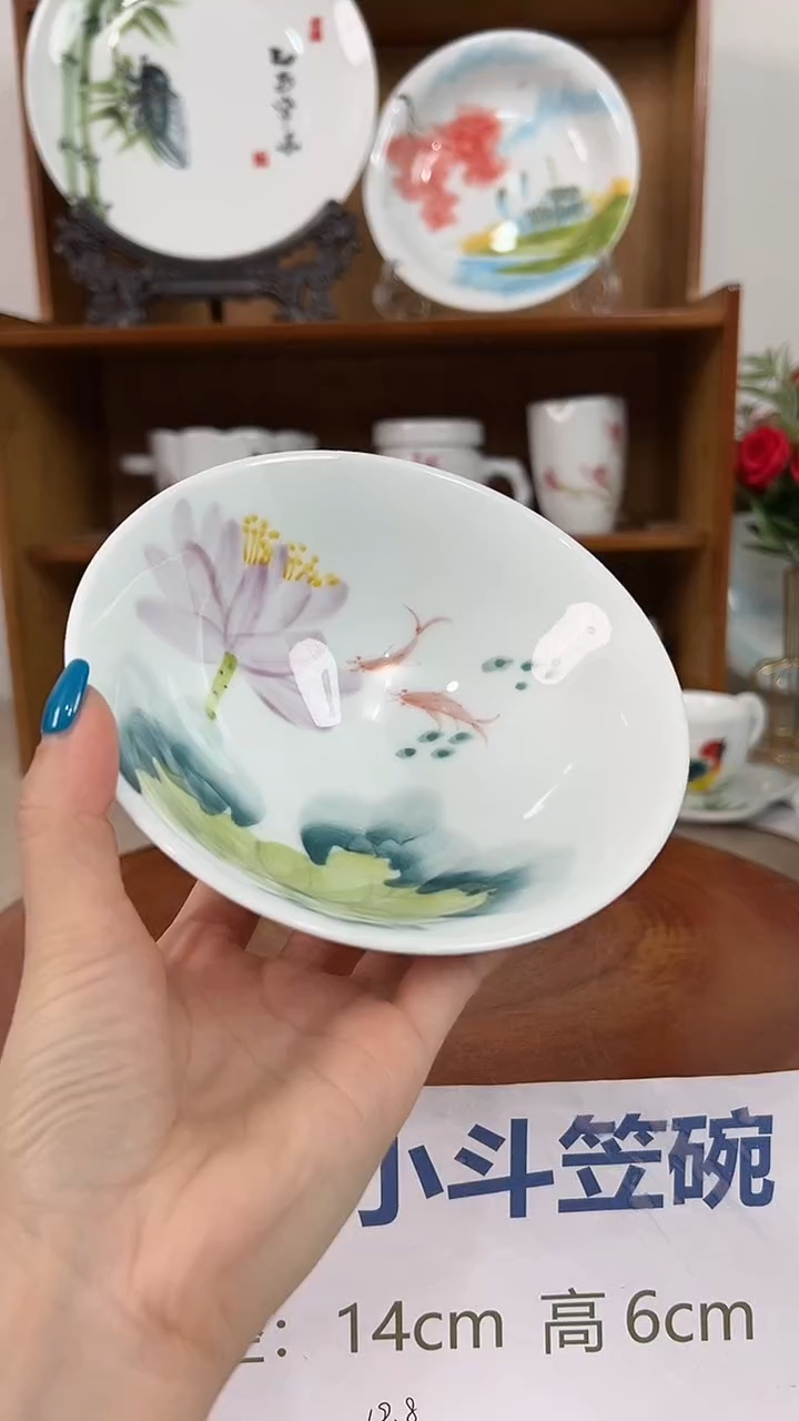摆件景德镇手工手绘陶瓷餐具