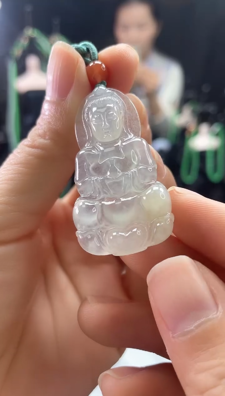 【闪购商品】翡翠颈饰未镶嵌翡翠冰观音