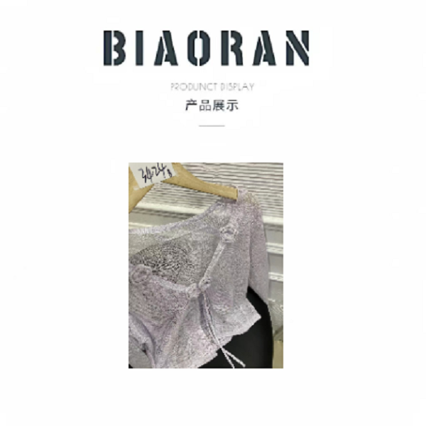 BIAORAN/标冉2025春季新款休闲针织上衣3424