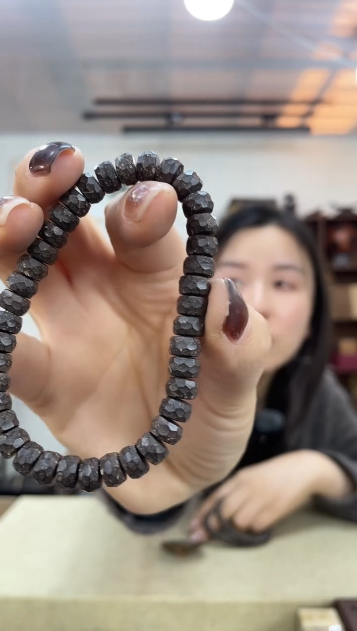 乌木类349海南椰地单圈串木木木