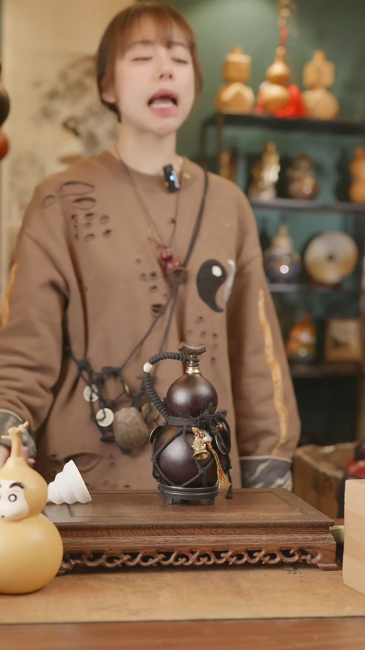 【闪购商品】67号精品天然大漆工艺防渗内胆酒葫芦~