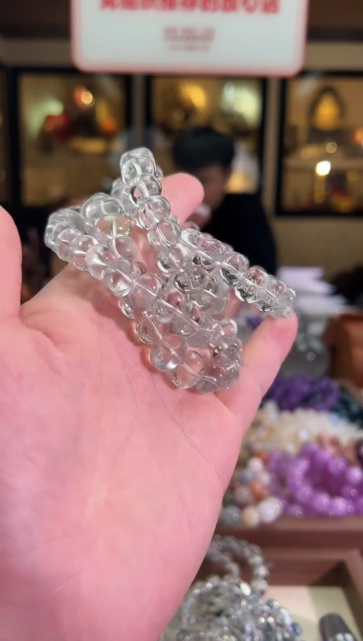 未镶嵌手链水晶薄荷绿水晶糖豆（多样性发一）