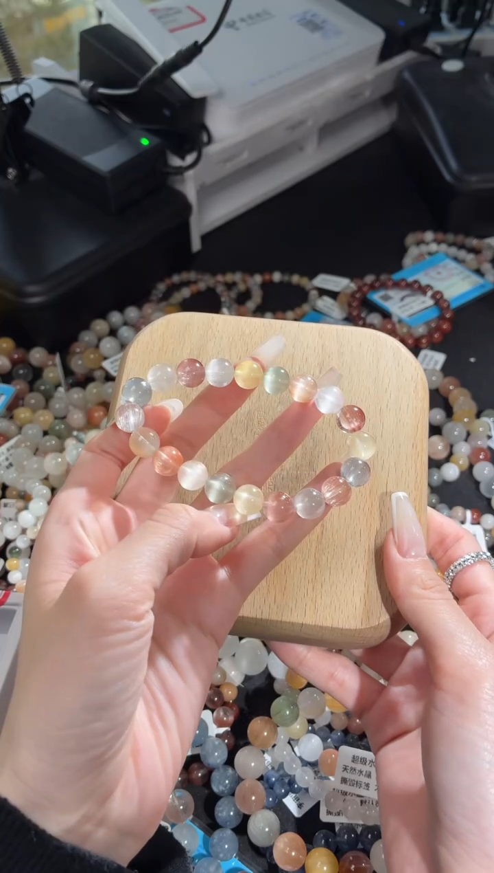 未镶嵌手链水晶121号多样性发一U 9+