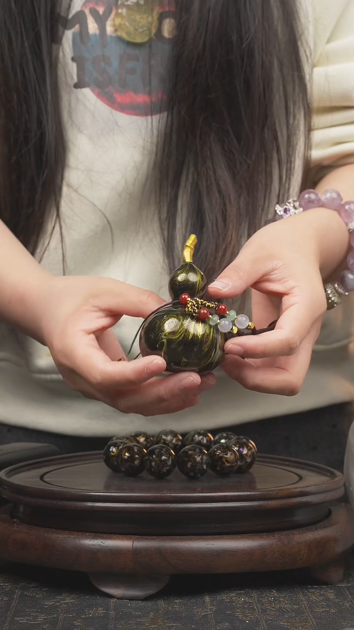 【闪购商品】1766号大漆酒葫芦择优发