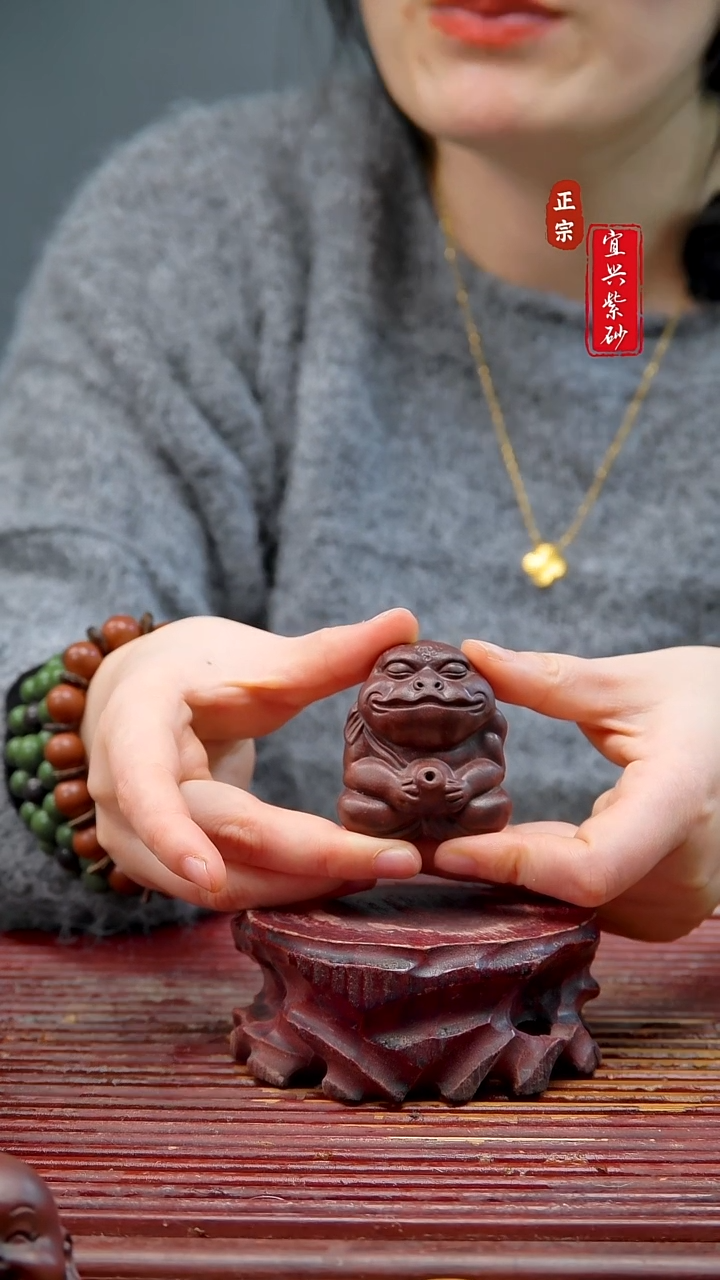 紫砂宜兴紫砂茶宠摆件