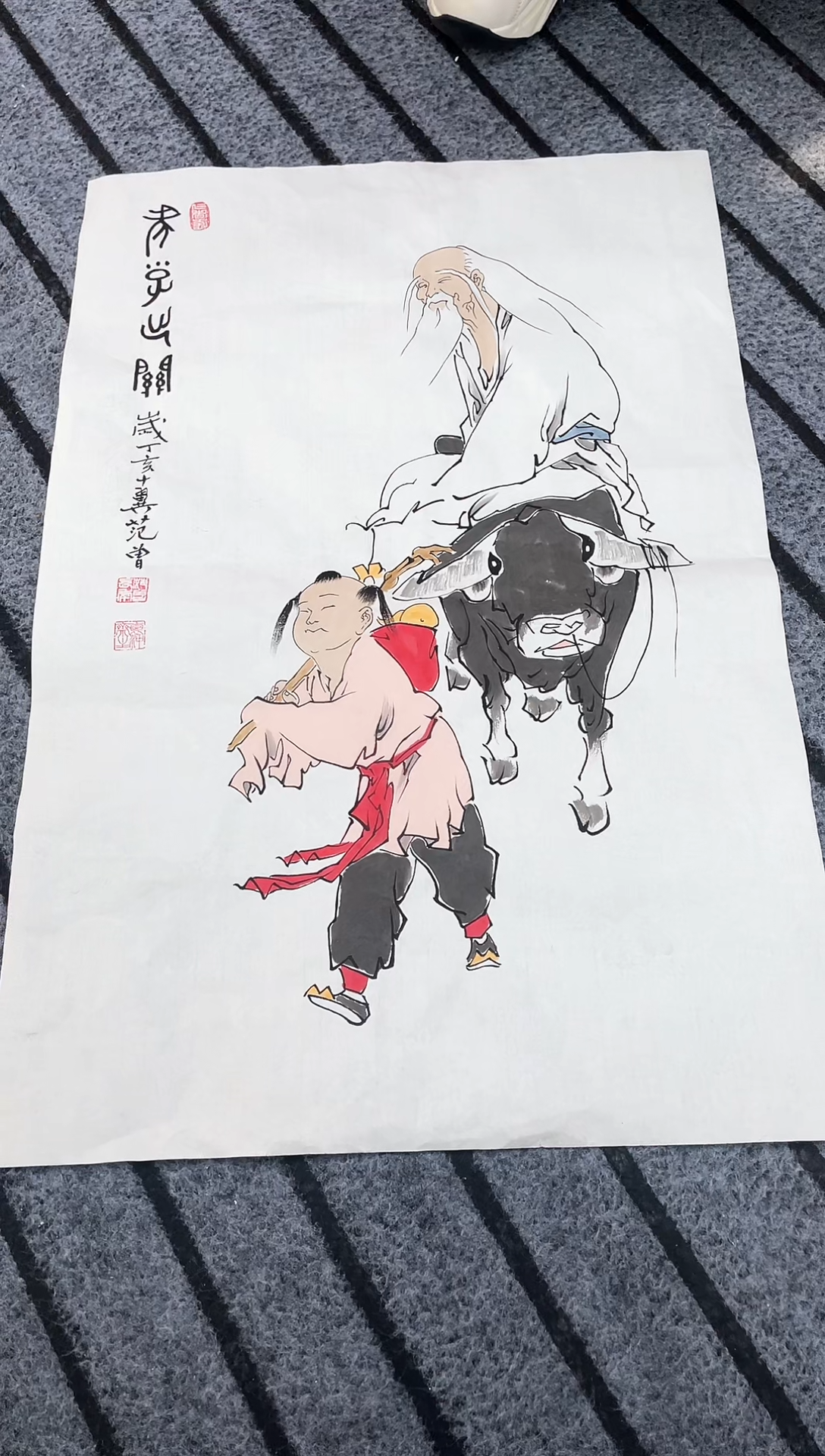 精品国画人物作品