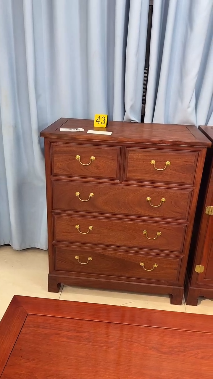 花梨木类柜类家具五斗柜88*46*106