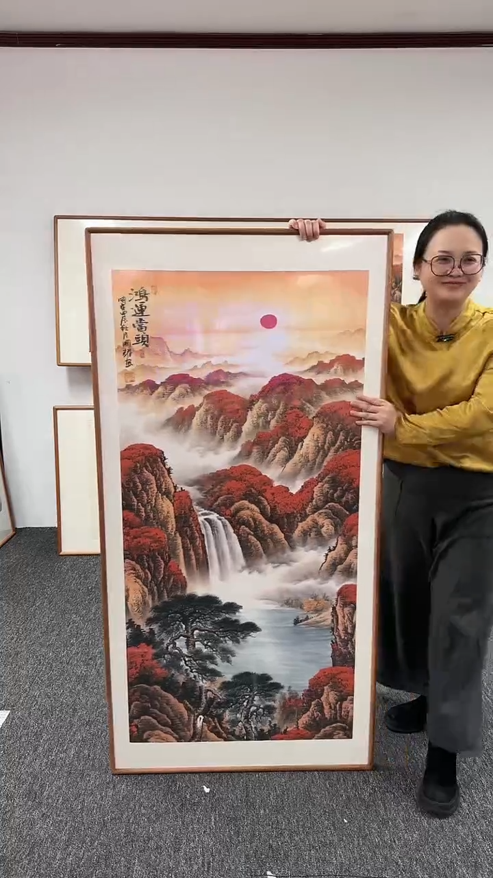 【闪购商品】国画鸿运当头155*78绘画作品
