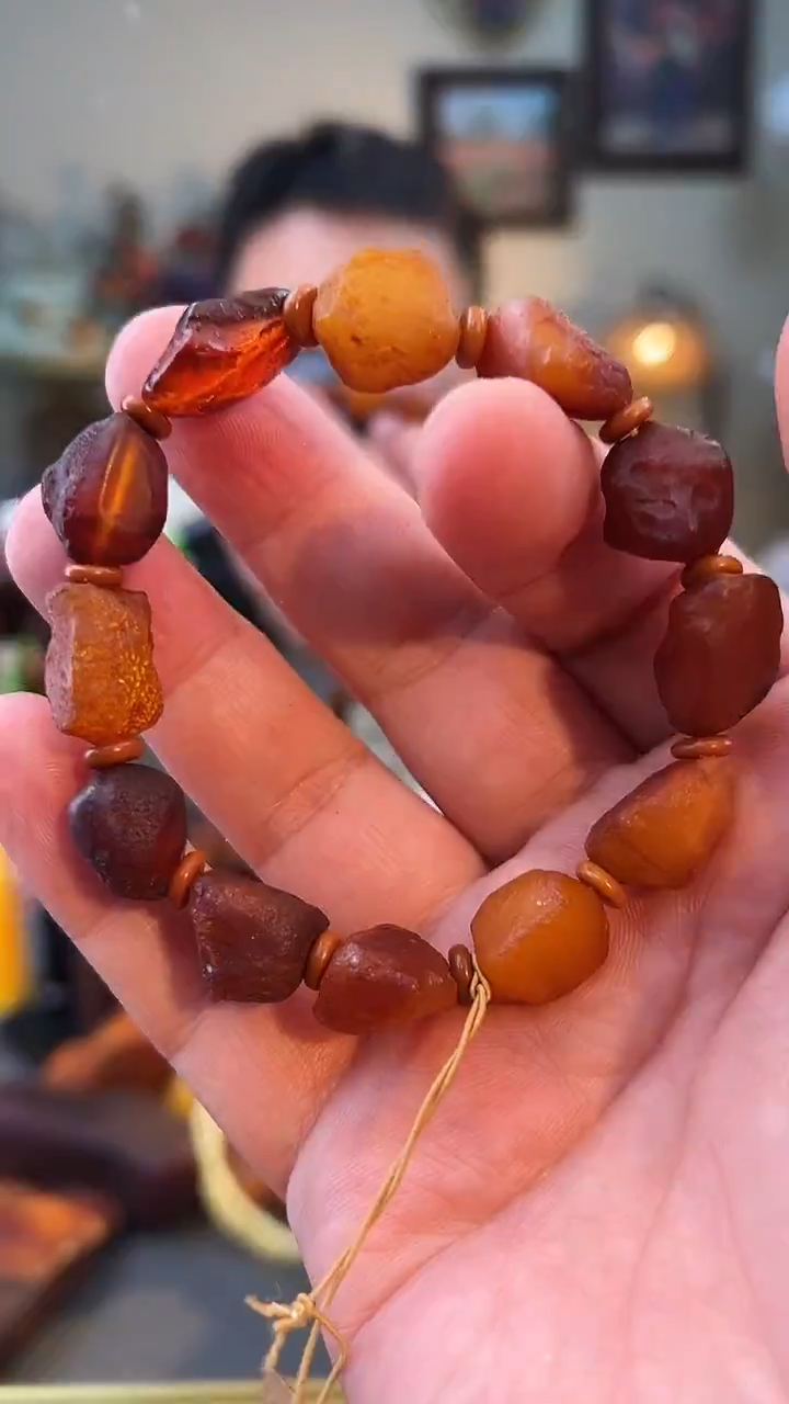 手串琥珀未镶嵌手串