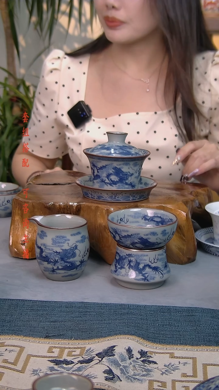 简装家用款3件套 老陶泥开片纹陶瓷茶具