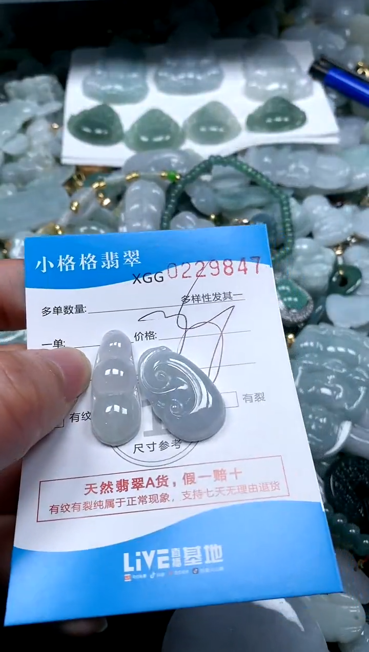 【闪购商品】翡翠颈饰未镶嵌闪购商品02298474