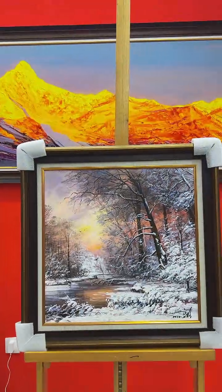 【闪购商品】绘画梁静-50x50-油画作品