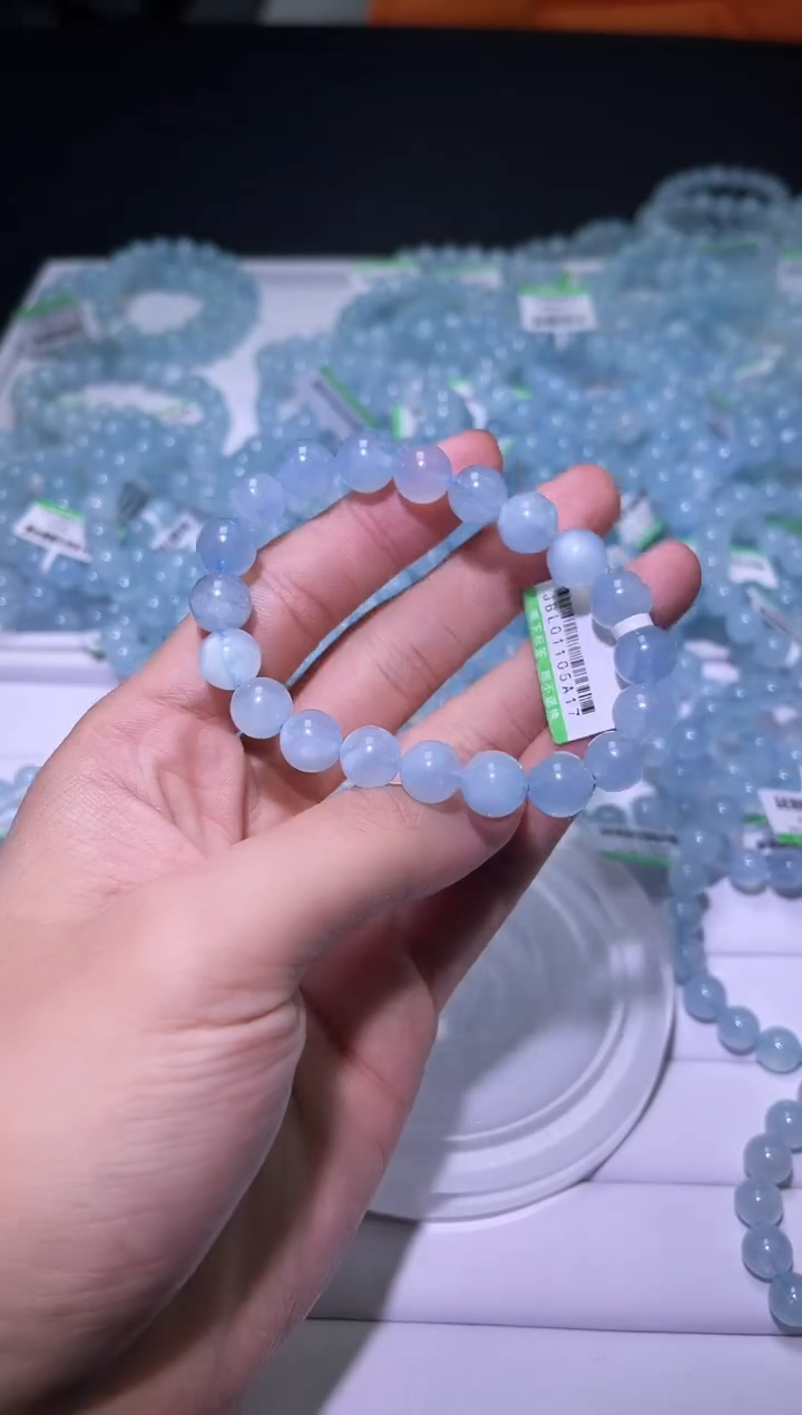 1海蓝宝石（处理）X037-海蓝宝单圈-多样性发其一