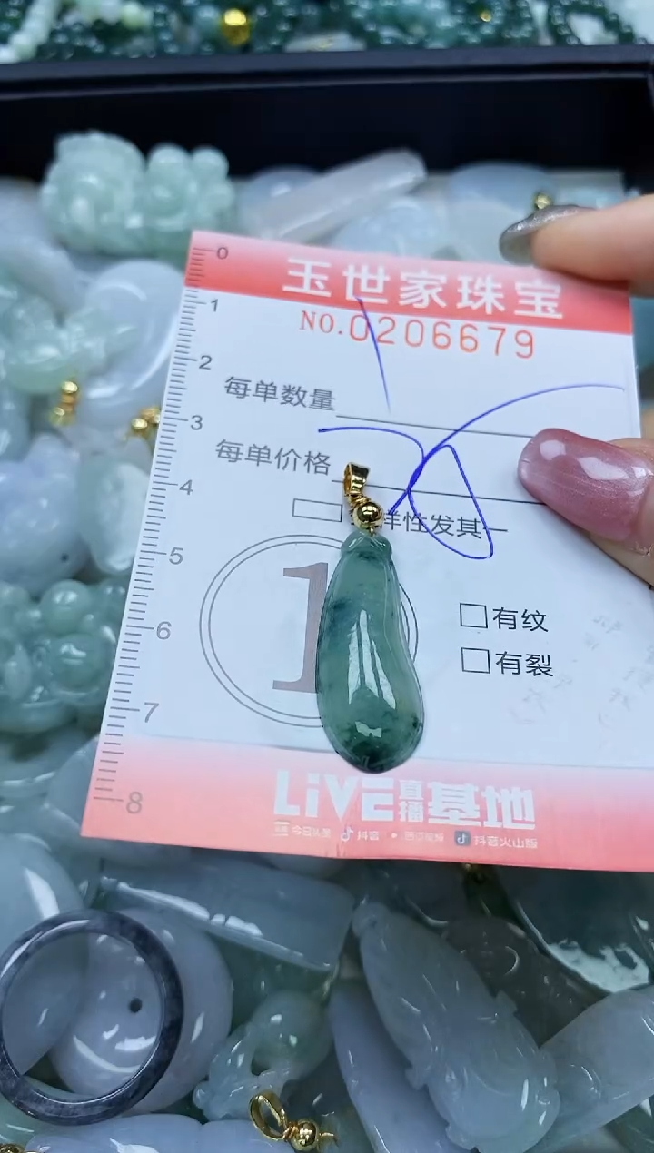 【闪购商品】翡翠颈饰未镶嵌闪购0206679