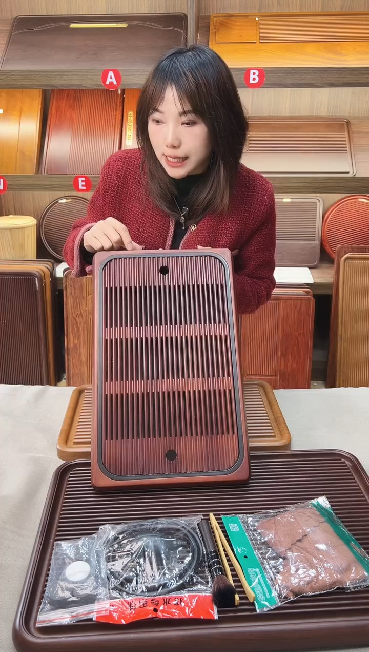 47*29*4楠竹蓄排两用茶盘