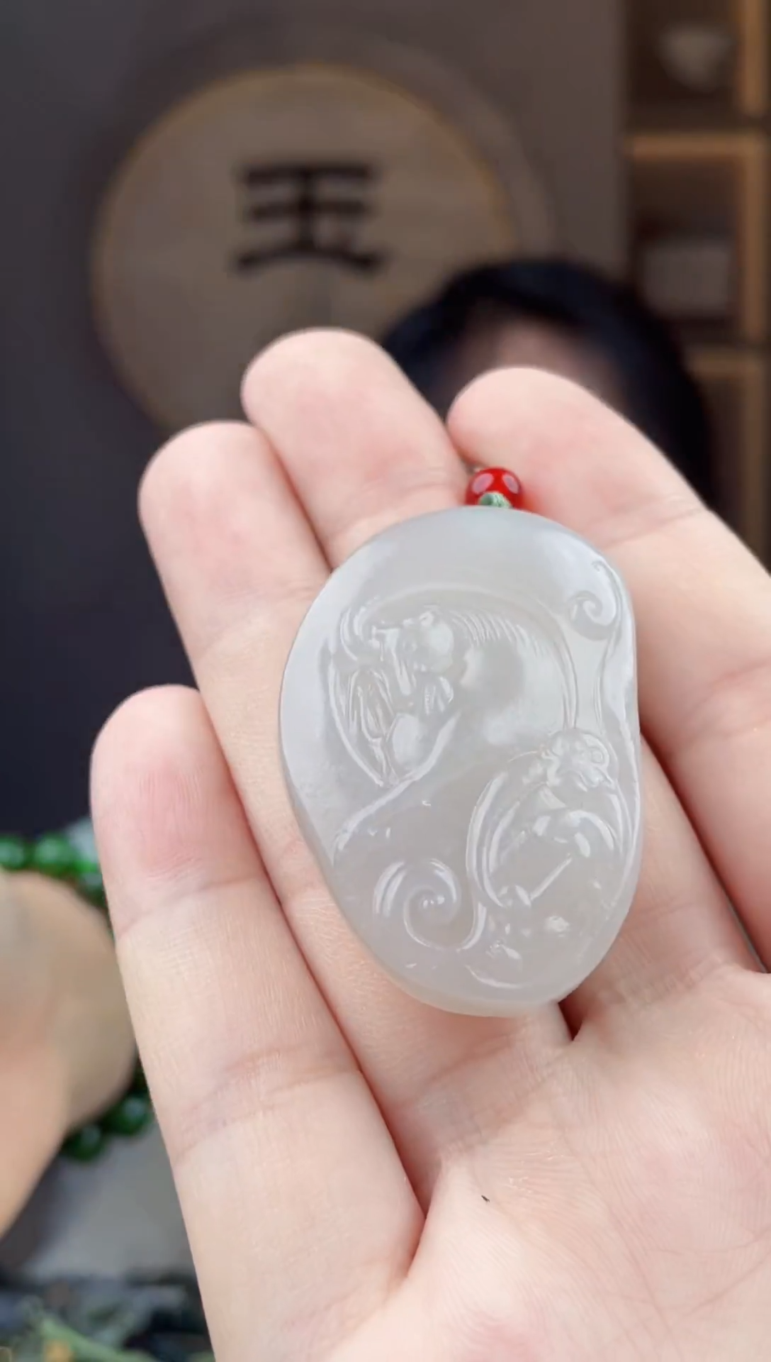 颈饰未镶嵌和田玉拍一发一，多样性发货