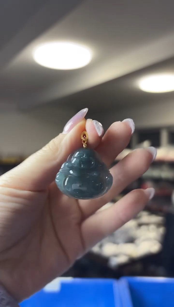 颈饰银S925镶嵌翡翠（多样性发一件）