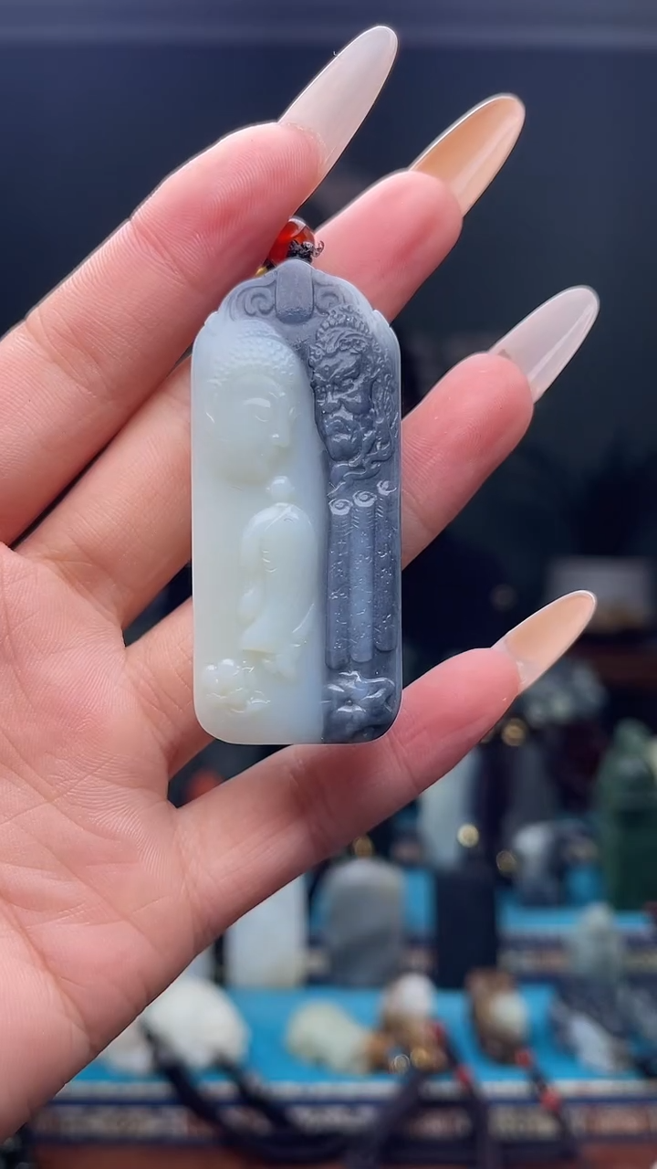 未镶嵌和田玉挂件1
