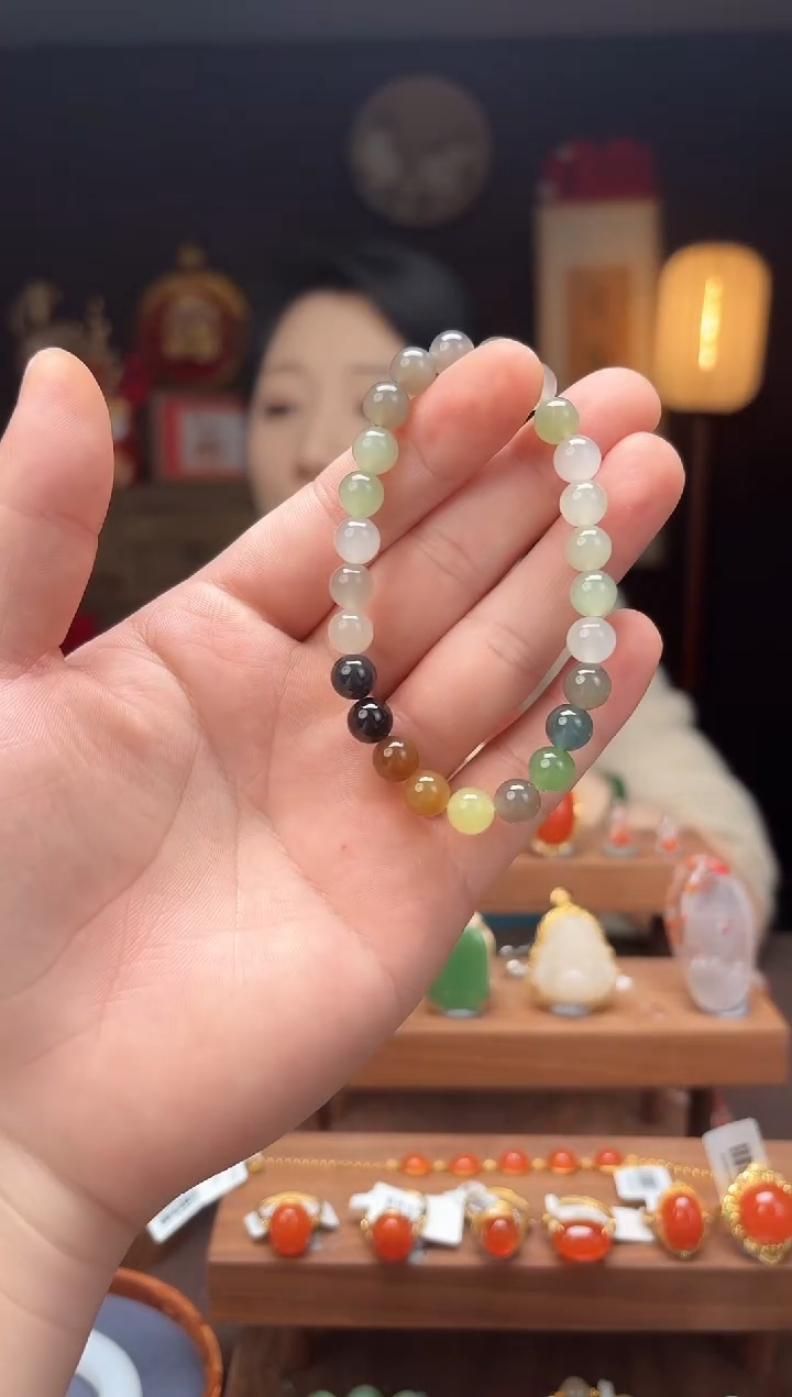 【闪购商品】和田玉AA5多宝手串未镶嵌-