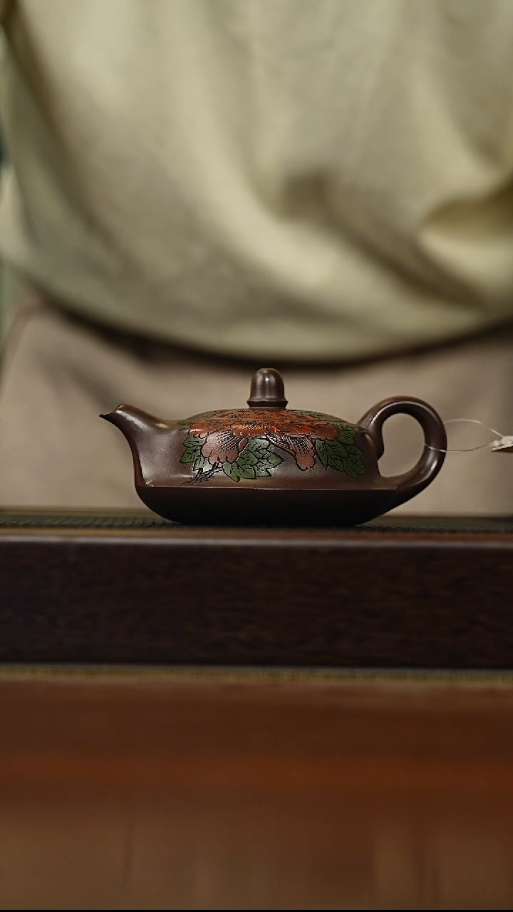 茶壶紫砂宜兴原矿 手工 紫砂壶容量200CC