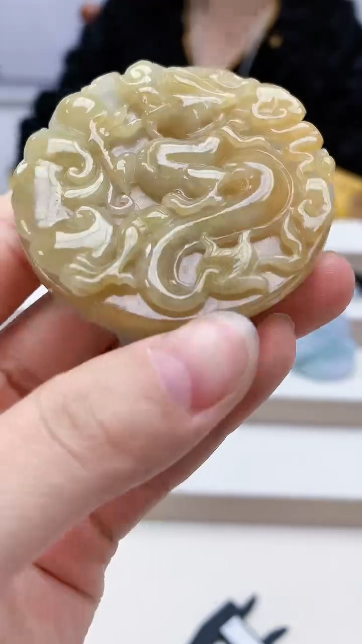 未镶嵌定制翡翠4829lr-毛货挂件41