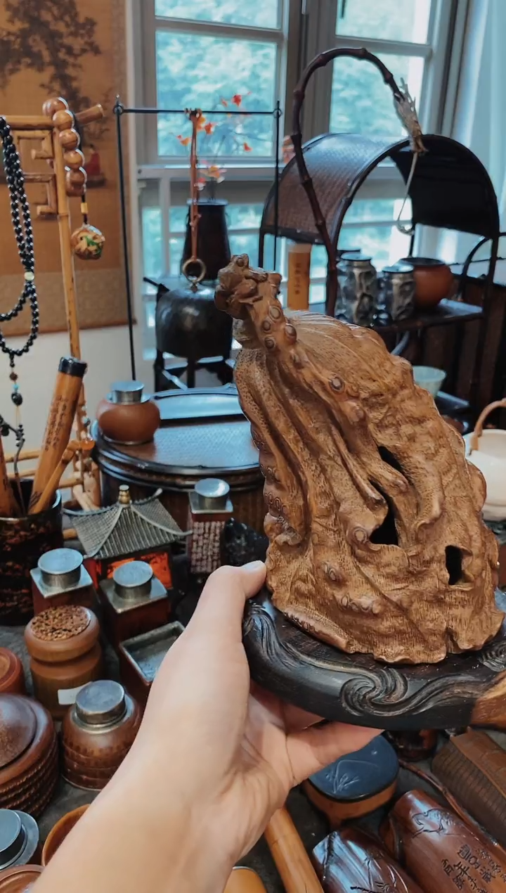 浩*老竹根莲蓬款香炉