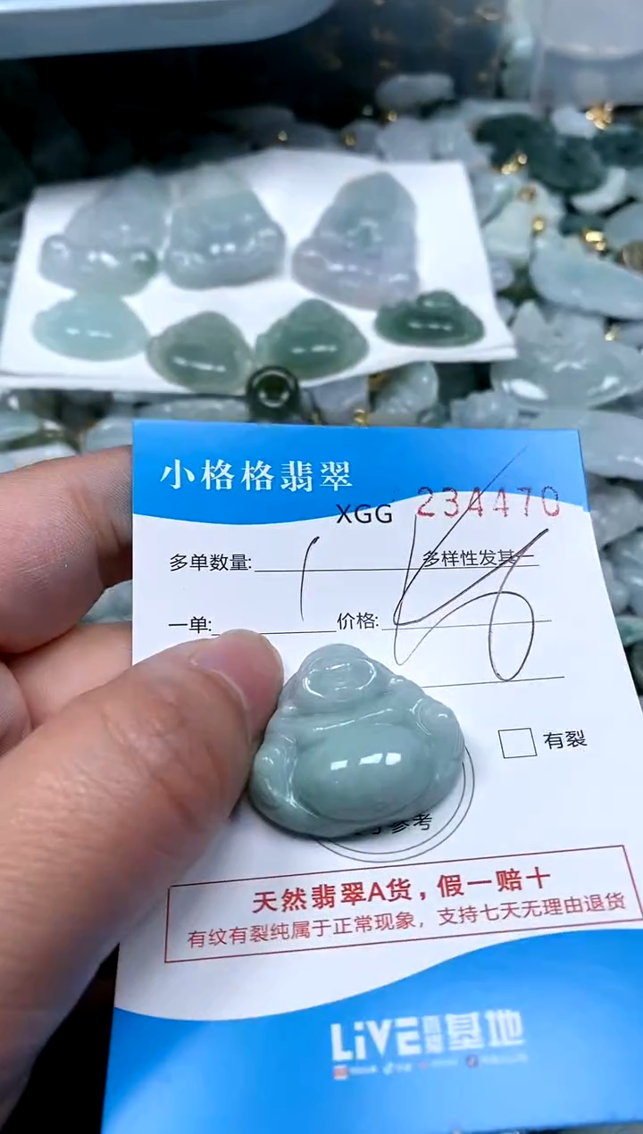 【闪购商品】翡翠颈饰未镶嵌闪购商品0234470