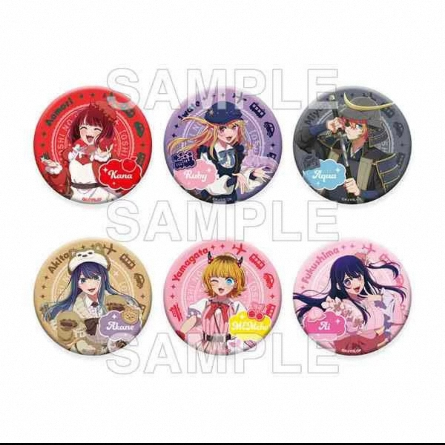 【推子吧唧/默认厂瑕】 我推的孩子 47都道府 东北吧唧徽章（代拆）