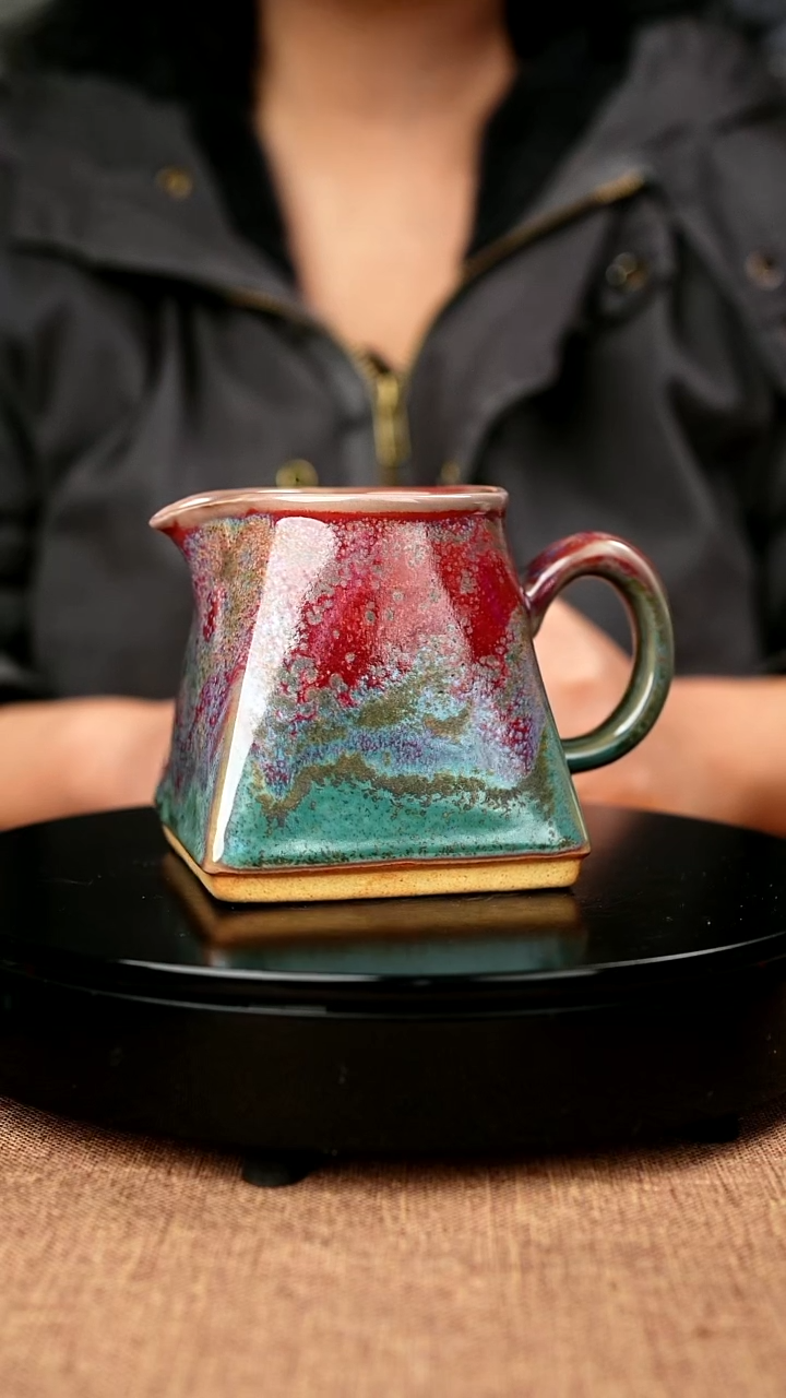 【闪购商品】592#省工一级品原矿钧瓷炉钧釉公道杯