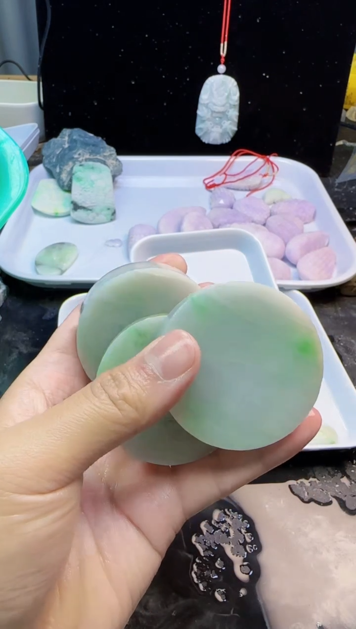 颈饰未镶嵌翡翠060天然A货翡翠