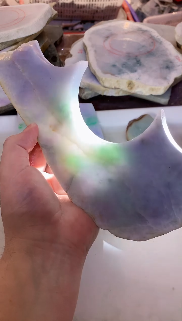 【闪购商品】翡翠未镶嵌颈饰0韩0翡翠珠296