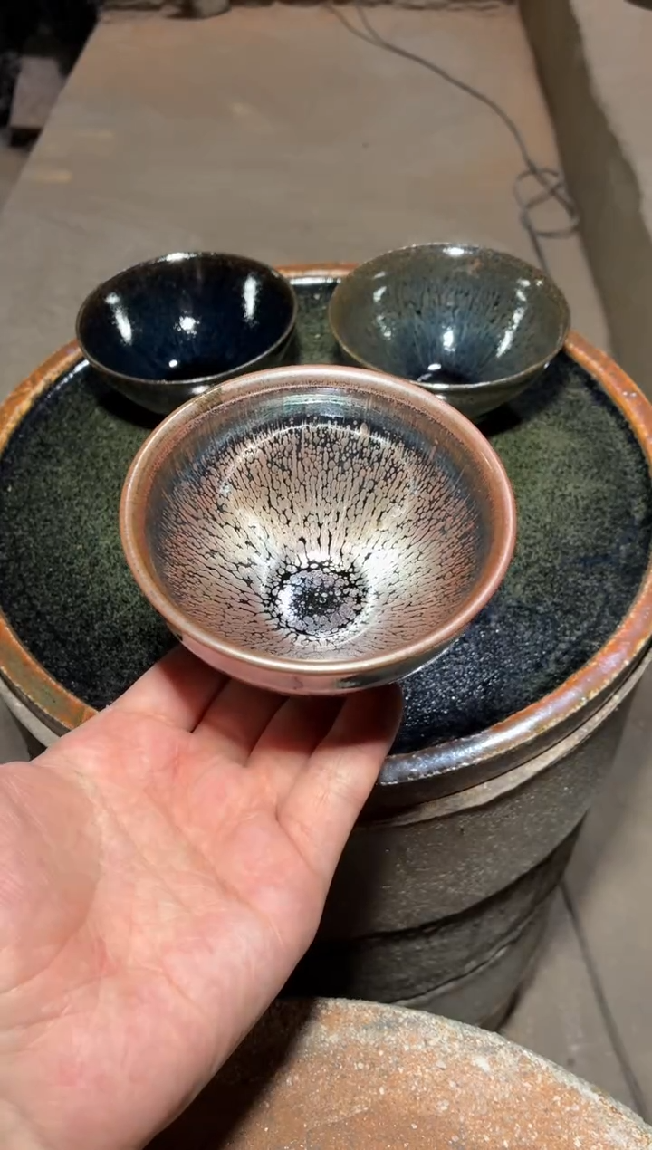 茶盏彩金油滴建盏甄选