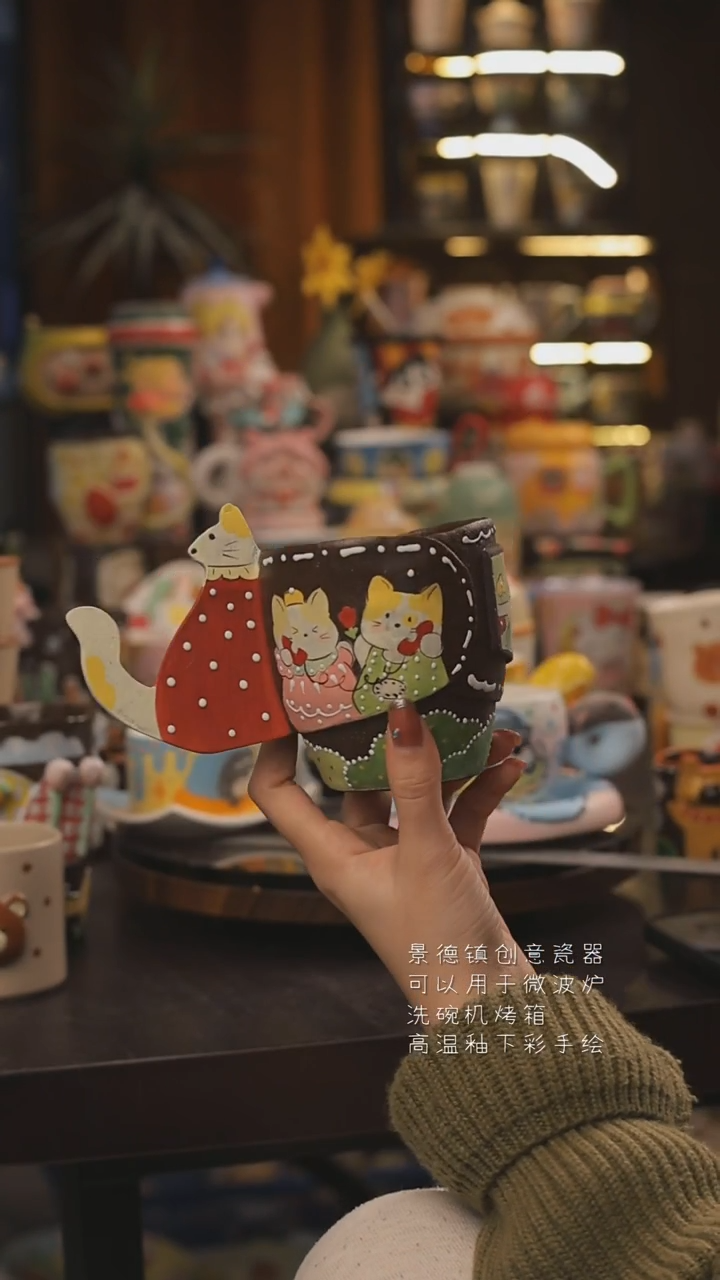 景德镇釉下彩绘设计师款式陶瓷