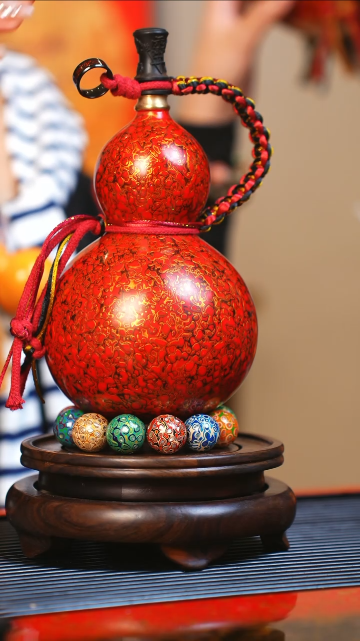 【闪购商品】JX118大师姐臻选非遗大漆酒葫芦