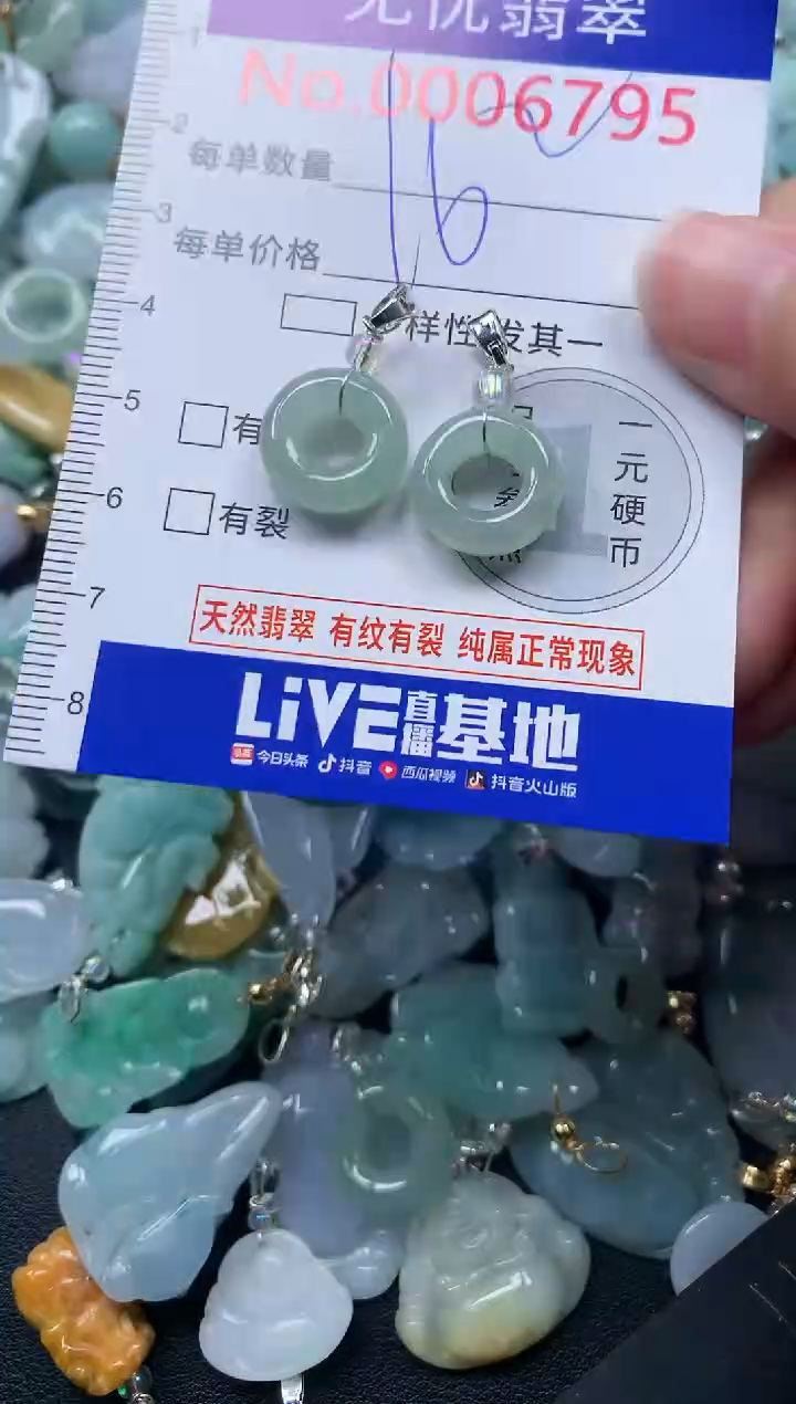 颈饰未镶嵌翡翠6795