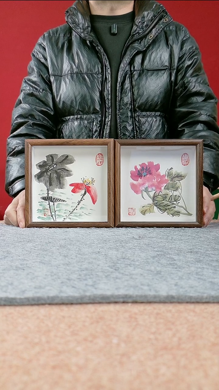 国画书协美协老师作品-17*17