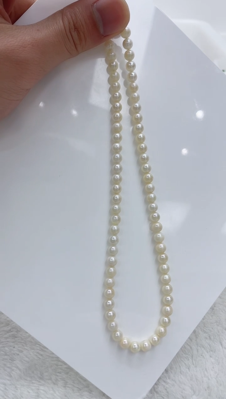 【闪购商品】海水珍珠颈饰银S925镶嵌海水珍珠项链