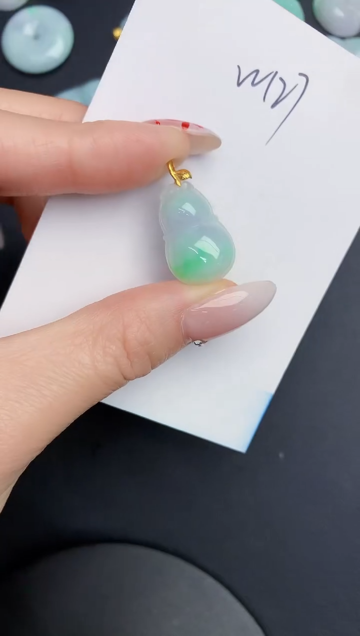 【闪购商品】翡翠颈饰18K金镶嵌0000000000