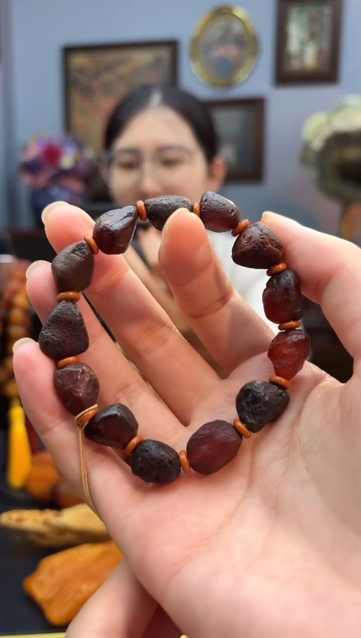 手串琥珀未镶嵌手串