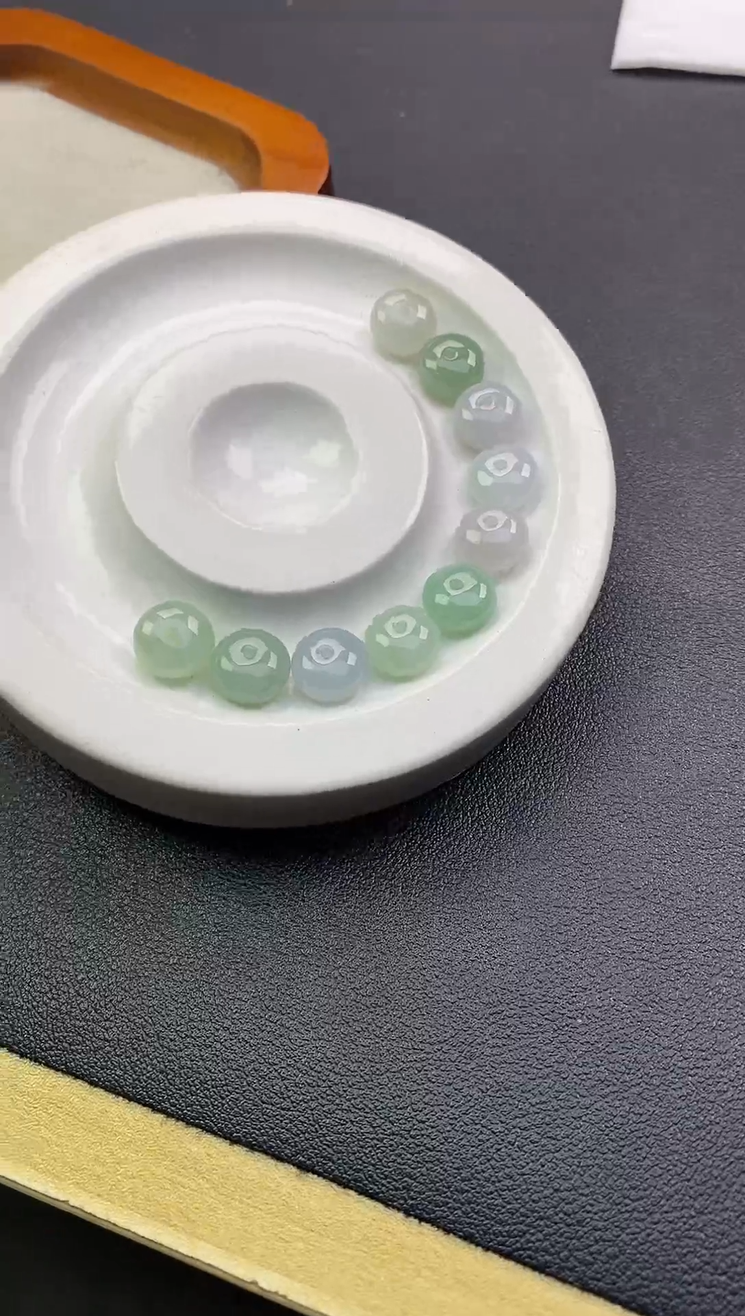 翡翠散珠20天然A货翡翠散珠卡