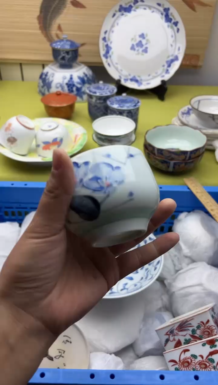 瓷片九***蓝1305                          