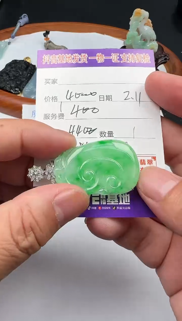 【闪购商品】翡翠颈饰18K金镶嵌111111111111