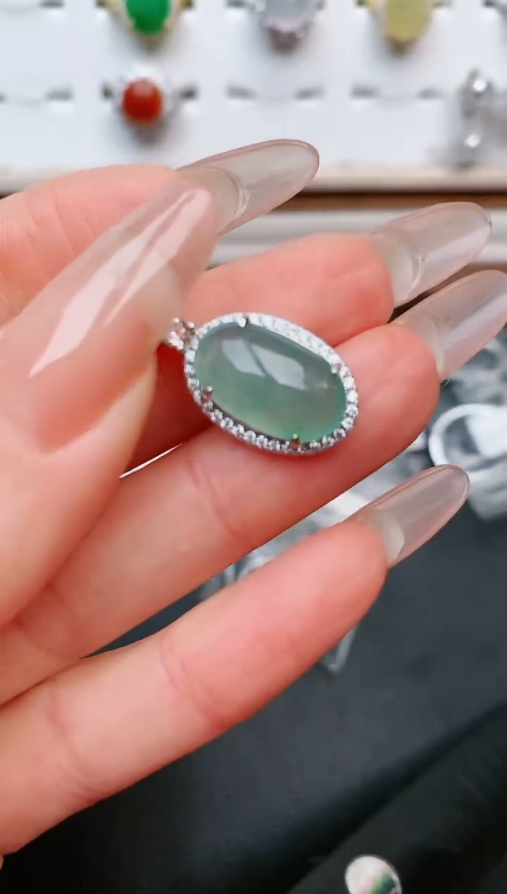 【闪购商品】翡翠戒指银S925镶嵌......