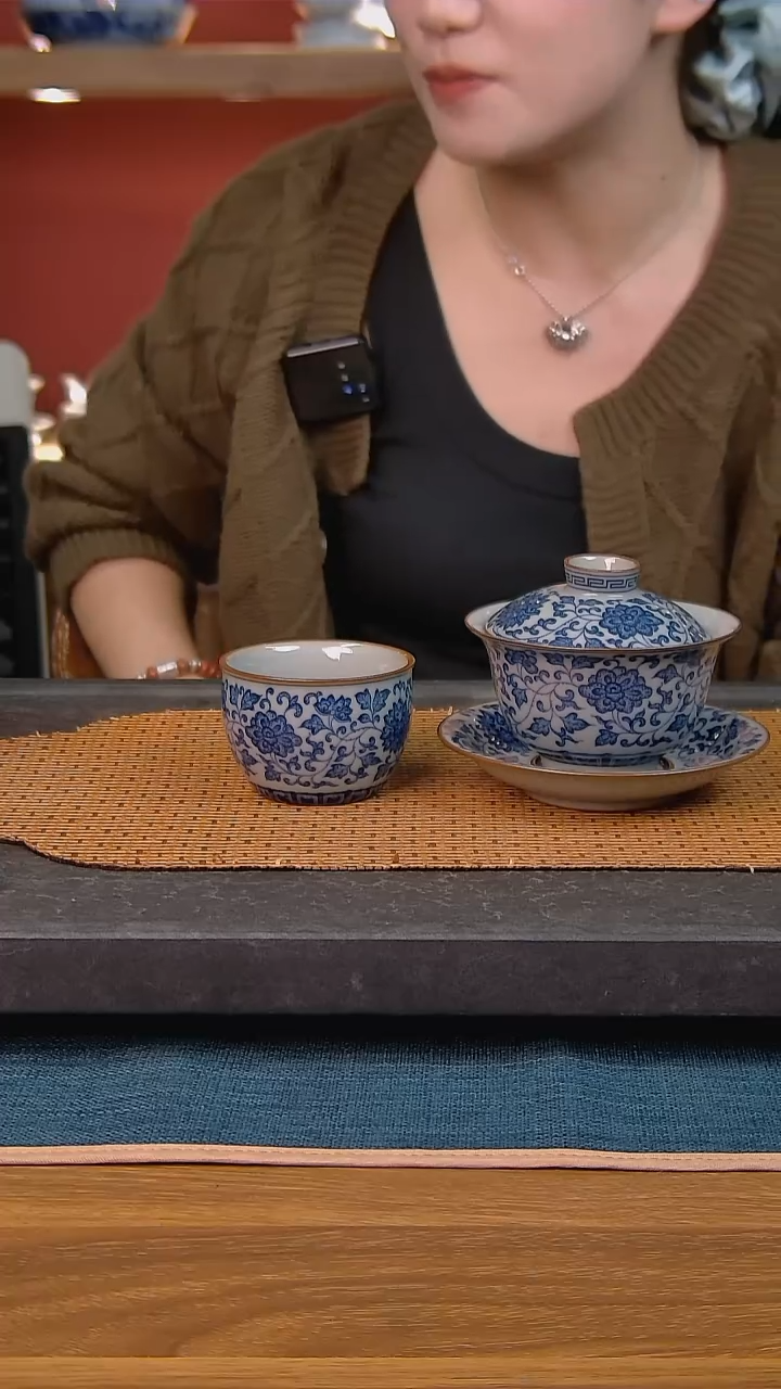 简装家用款2件套 老陶泥开片纹陶瓷茶具