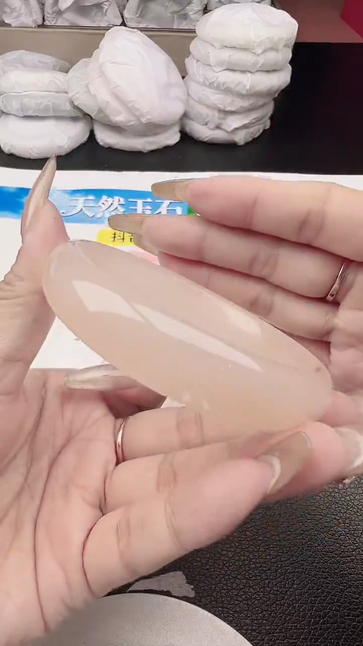 未镶嵌手镯石英质玉藕粉圈口59.6