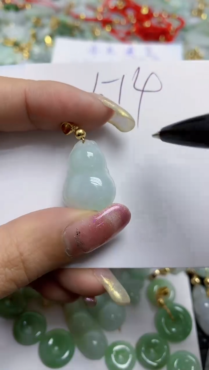 【闪购商品】翡翠颈饰合金天然翡翠A货