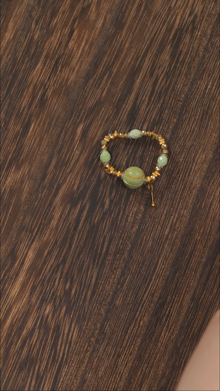 【闪购商品】绿松石戒指18K金镶嵌1