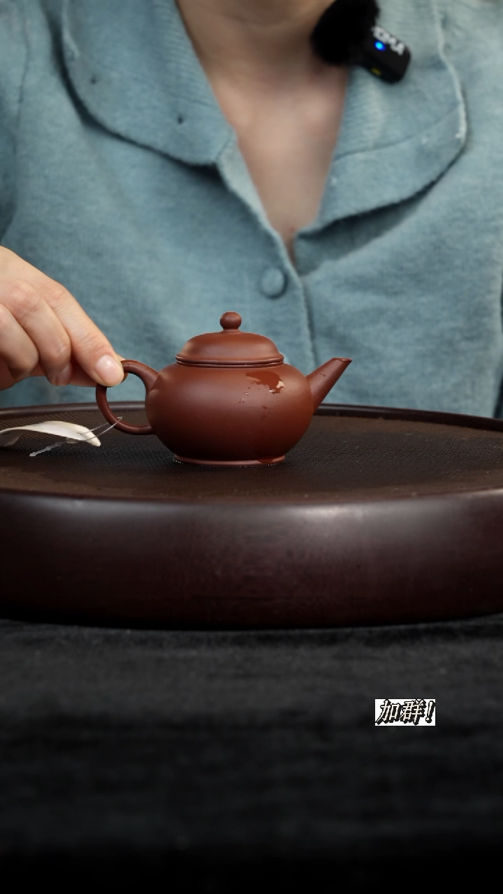 茶壶紫砂DH606908熟栗色紫泥水平120c